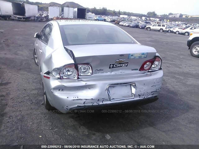 1G1ZC5EU9BF157655 - 2011 CHEVROLET MALIBU 1LT 银色 照片 6