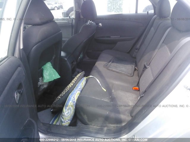 1G1ZC5EU9BF157655 - 2011 CHEVROLET MALIBU 1LT 银色 照片 8