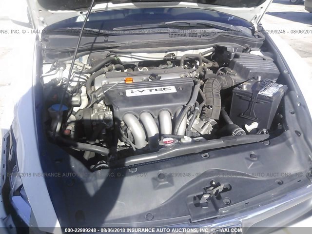 1HGCM56336A026306 - 2006 HONDA ACCORD SE WHITE photo 10