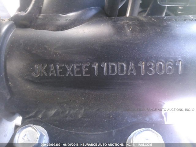 JKAEXEE11DDA13061 - 2013 KAWASAKI EX650 E BLUE photo 10