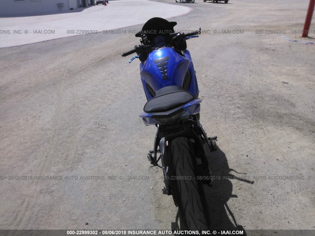 JKAEXEE11DDA13061 - 2013 KAWASAKI EX650 E BLUE photo 6