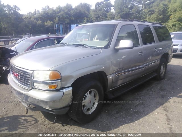 3GKFK16T01G207369 - 2001 GMC YUKON XL K1500 GRAY photo 2