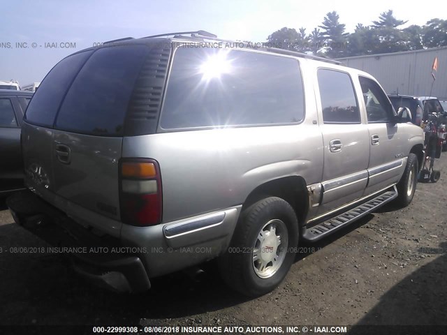 3GKFK16T01G207369 - 2001 GMC YUKON XL K1500 GRAY photo 4