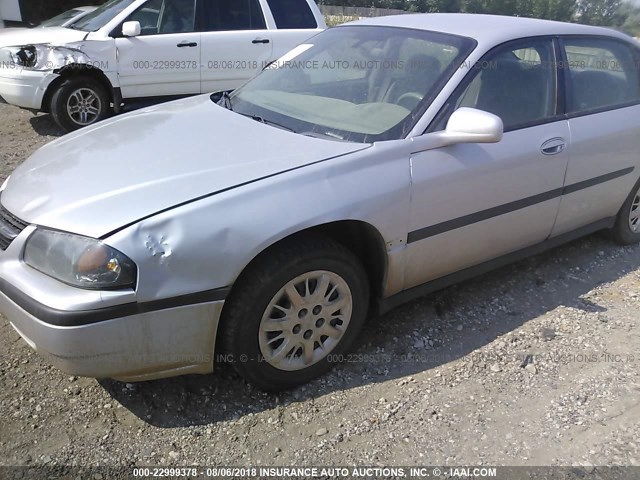 2G1WF52E749429753 - 2004 CHEVROLET IMPALA ვერცხლისფერი ფოტო 6