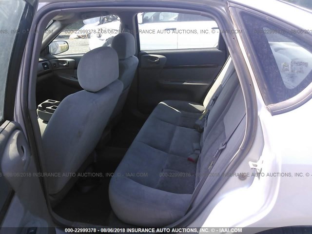 2G1WF52E749429753 - 2004 CHEVROLET IMPALA SILVER photo 8