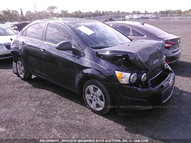 1G1JA5SH5D4128050 - 2013 CHEVROLET SONIC LS GRAY photo 1