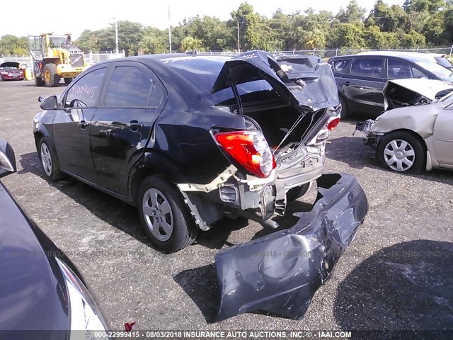 1G1JA5SH5D4128050 - 2013 CHEVROLET SONIC LS GRAY photo 3