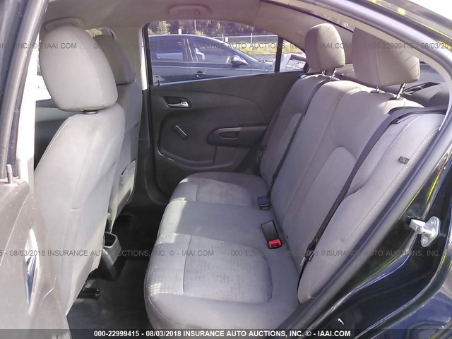 1G1JA5SH5D4128050 - 2013 CHEVROLET SONIC LS GRAY photo 8