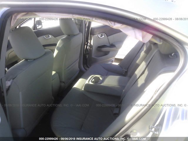 19XFB2F93CE041417 - 2012 HONDA CIVIC EXL 银色 照片 8