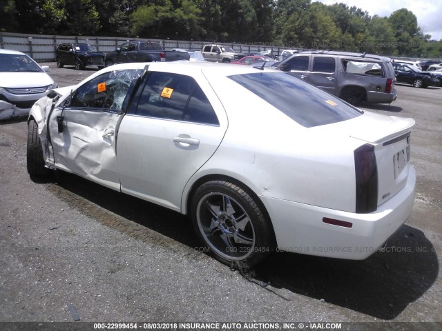 1G6DC67A550202403 - 2005 CADILLAC STS WHITE photo 3