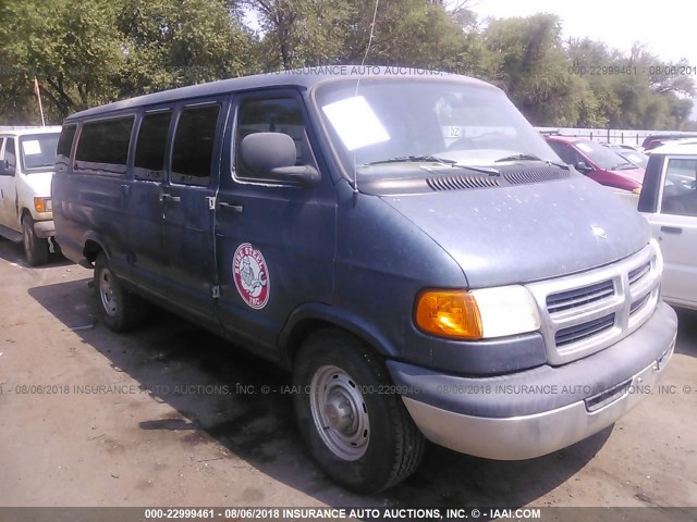 2B5WB35Z0XK570076 - 1999 DODGE RAM WAGON B3500 GRAY photo 1