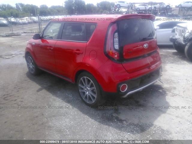 KNDJX3AA7H7449185 - 2017 KIA SOUL ! RED photo 3