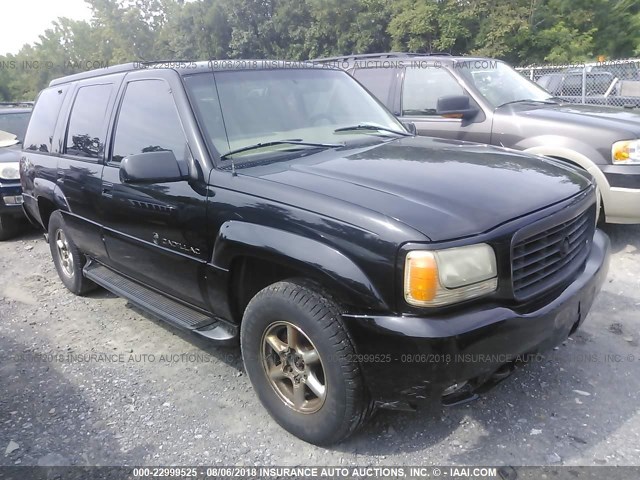 1GYEK13RXXR400535 - 1999 CADILLAC ESCALADE BLACK photo 1