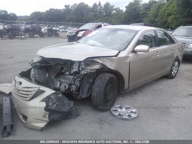 4T1BE46K99U908510 - 2009 TOYOTA CAMRY SE/LE/XLE GOLD photo 2