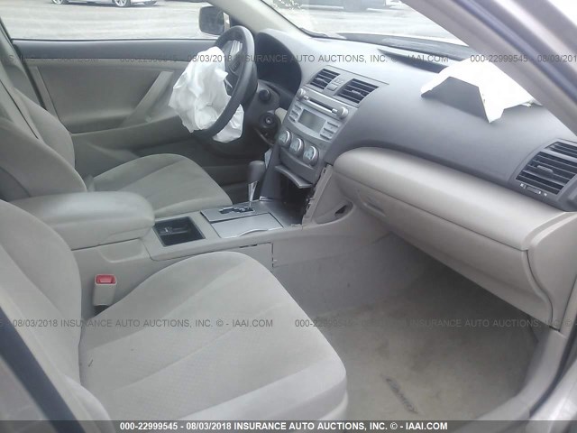 4T1BE46K99U908510 - 2009 TOYOTA CAMRY SE/LE/XLE GOLD photo 5