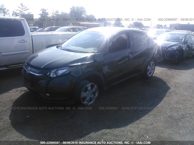 3CZRU6H5XGM728196 - 2016 HONDA HR-V EX GREEN photo 2