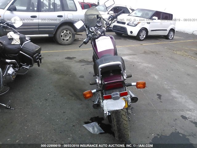 JH2PC1309FM102817 - 1985 HONDA VF500 C BURGUNDY photo 6