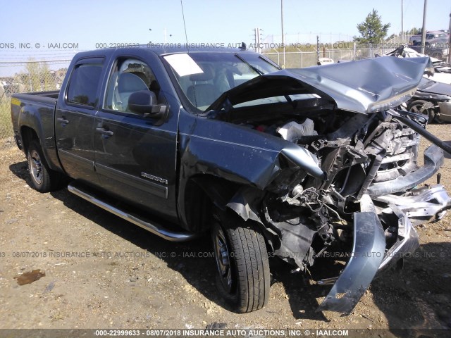 3GTP1VEA9CG105386 - 2012 GMC SIERRA C1500 SLE BLUE photo 1