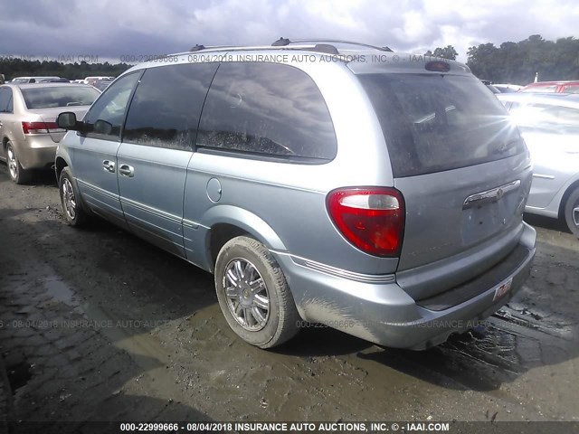 2C8GP64LX5R292396 - 2005 CHRYSLER TOWN & COUNTRY LIMITED Light Blue photo 3