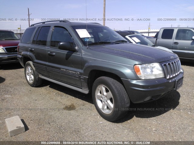 1J8GW68J13C503478 - 2003 JEEP GRAND CHEROKEE OVERLAND GRAY photo 1