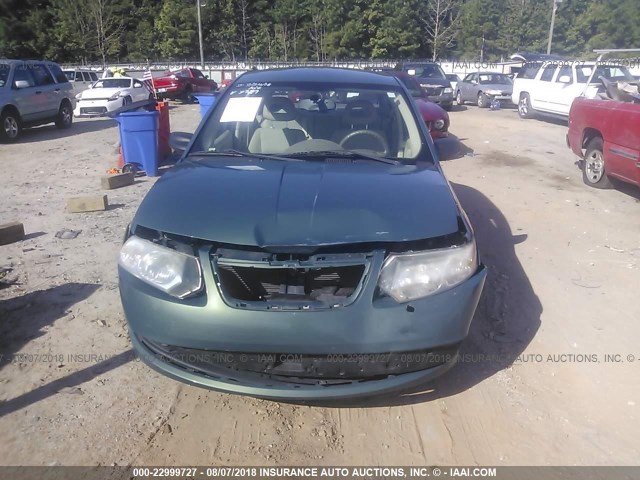 1G8AJ55F86Z167779 - 2006 SATURN ION LEVEL 2 GREEN photo 6