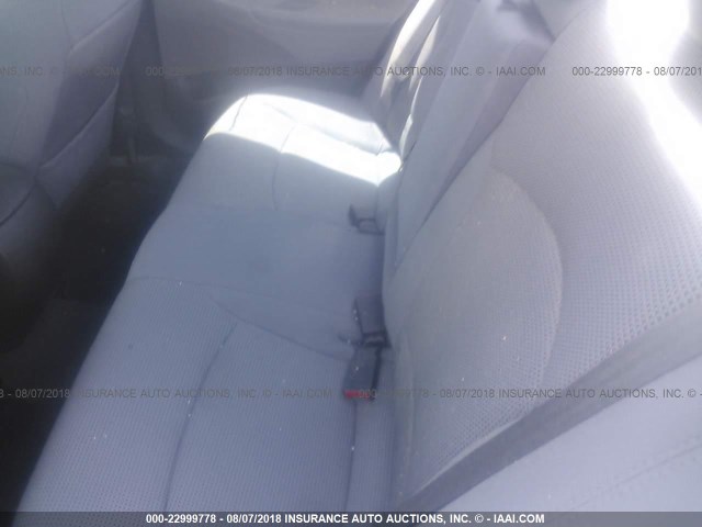 5NPEB4AC1BH088434 - 2011 HYUNDAI SONATA GLS GRAY photo 8