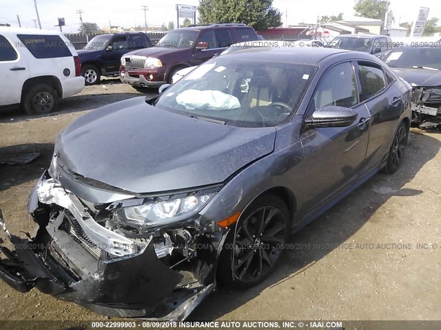 SHHFK7H43JU216768 - 2018 HONDA CIVIC SPORT 灰色 照片 2