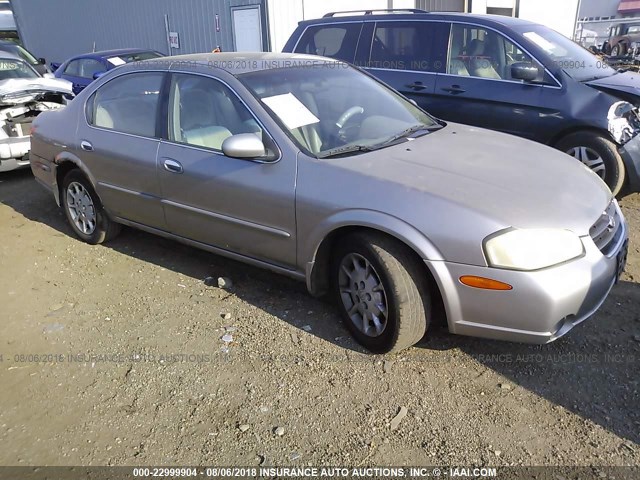 JN1CA31D41T837298 - 2001 NISSAN MAXIMA GXE/SE/GLE/20TH ANNIV BEIGE photo 1