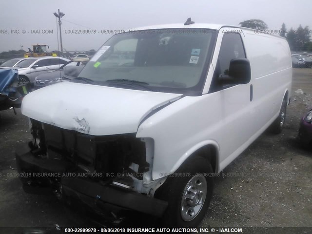 1GCWGBFF1G1129656 - 2016 CHEVROLET EXPRESS G2500  Ақ фото 2