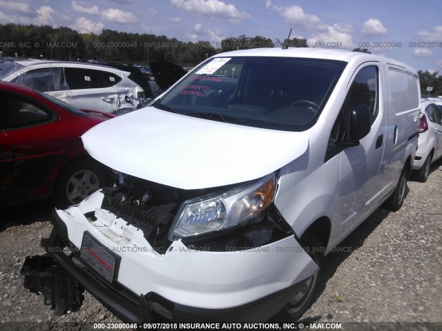 3N63M0YN0HK709126 - 2017 CHEVROLET CITY EXPRESS LS WHITE photo 2