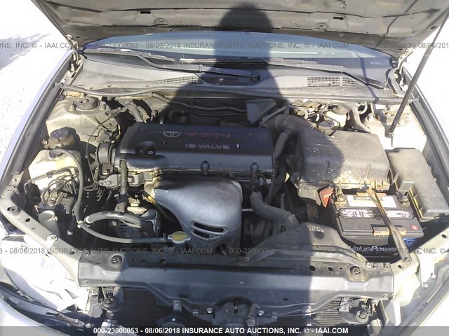 4T1BE32KX2U530915 - 2002 TOYOTA CAMRY LE/XLE/SE 银色 照片 10