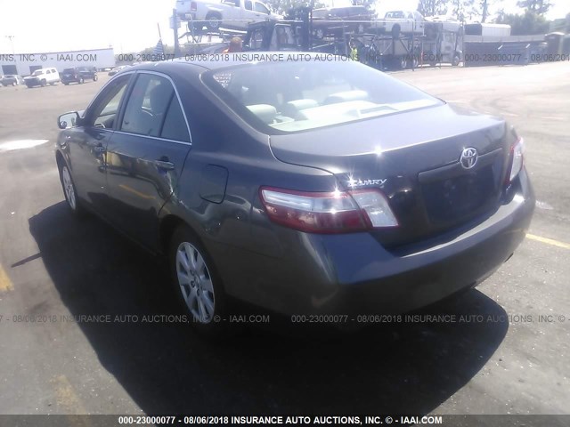 4T1BB46KX9U108226 - 2009 TOYOTA CAMRY HYBRID GRAY photo 3