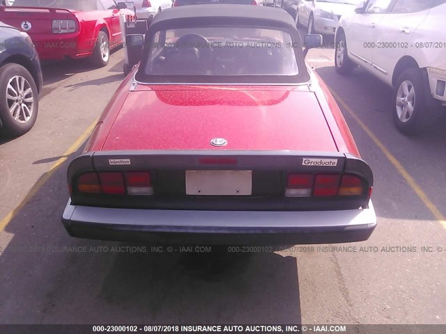 ZARBA5414G1043188 - 1986 ALFA ROMEO VELOCE 2000 SPIDER RED photo 8