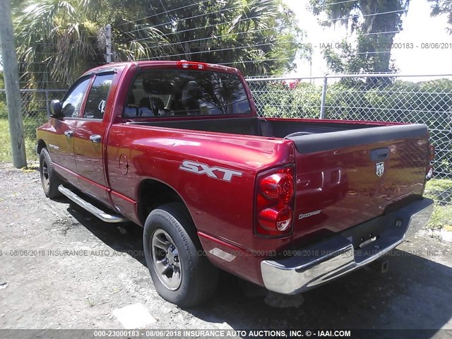 1D7HA18K07J597821 - 2007 DODGE RAM 1500 ST RED photo 3