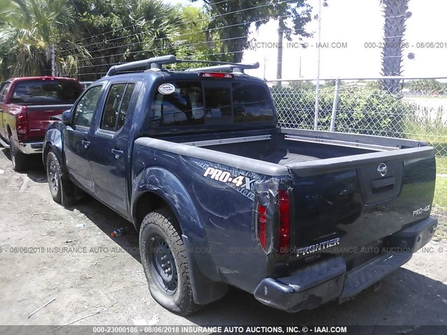 1N6AD0EVXGN770052 - 2016 NISSAN FRONTIER S/SV/SL/PRO-4X BLUE photo 3