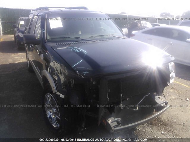 1FMFU17538LA11540 - 2008 FORD EXPEDITION EDDIE BAUER BLACK photo 1