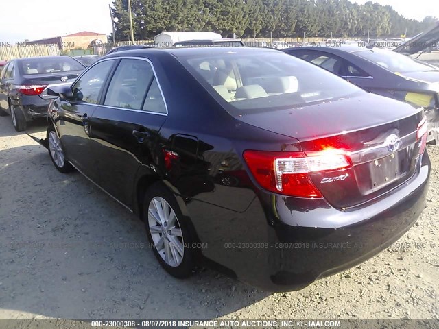 4T1BD1FK0CU035822 - 2012 TOYOTA CAMRY HYBRID/LE/XLE 黑色 照片 3