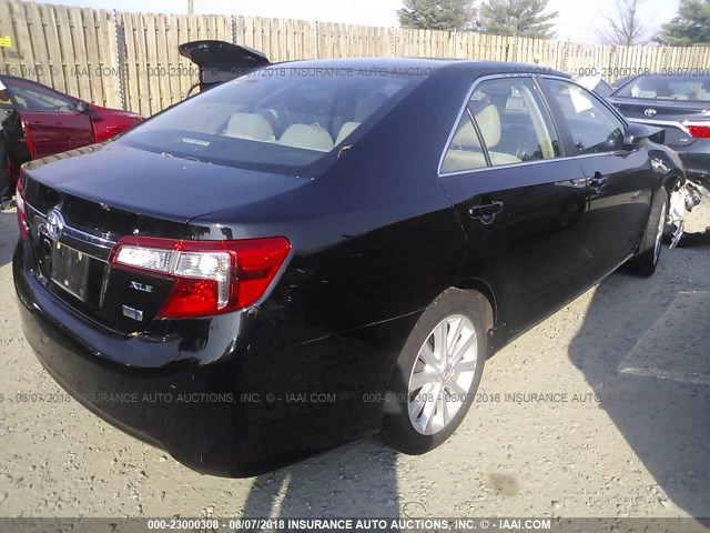 4T1BD1FK0CU035822 - 2012 TOYOTA CAMRY HYBRID/LE/XLE 黑色 照片 4