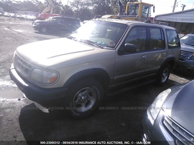 1FMZU62E51UB61392 - 2001 FORD EXPLORER XLS GOLD photo 2