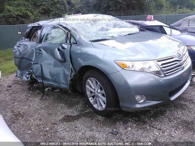 4T3ZA3BB6BU047682 - 2011 TOYOTA VENZA GREEN photo 1