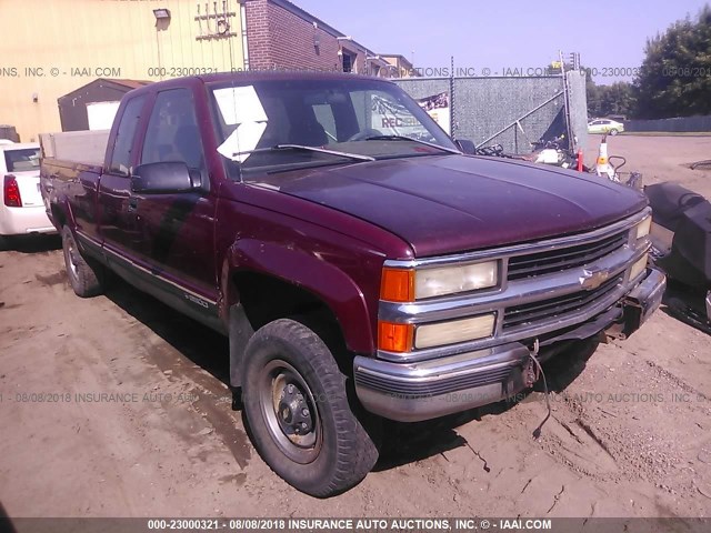 1GCGK29R1TE154682 - 1996 CHEVROLET GMT-400 K2500 MAROON photo 1