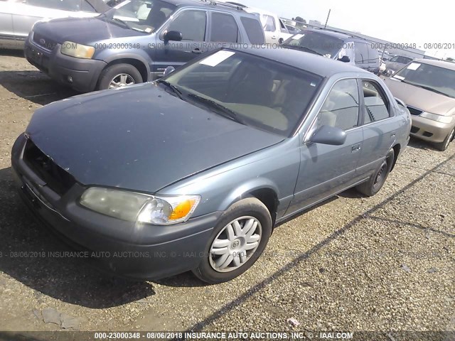 4T1BG22K4YU737054 - 2000 TOYOTA CAMRY CE/LE/XLE 青色 照片 2