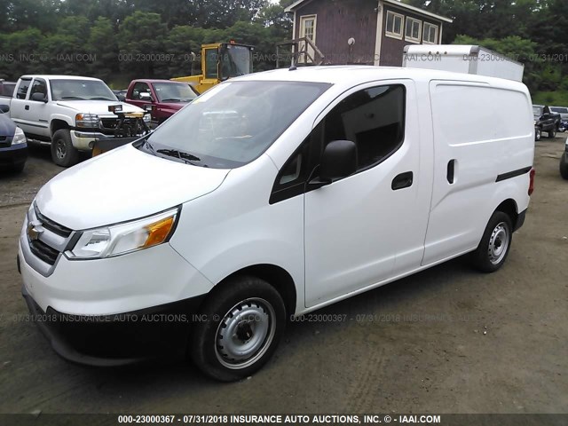 3N63M0YNXFK709535 - 2015 CHEVROLET CITY EXPRESS LS WHITE photo 2