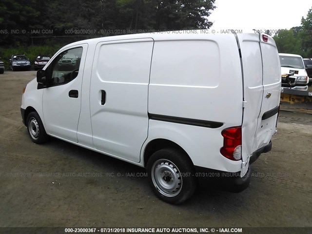 3N63M0YNXFK709535 - 2015 CHEVROLET CITY EXPRESS LS WHITE photo 3