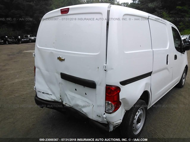 3N63M0YNXFK709535 - 2015 CHEVROLET CITY EXPRESS LS WHITE photo 6