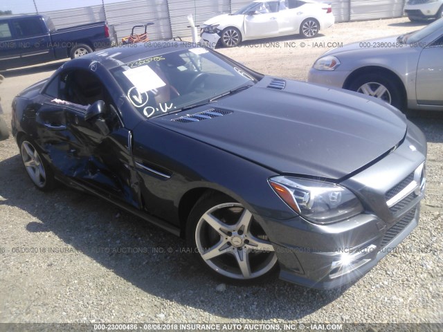 WDDPK3JA4GF122858 - 2016 MERCEDES-BENZ SLK 300 GRAY photo 1