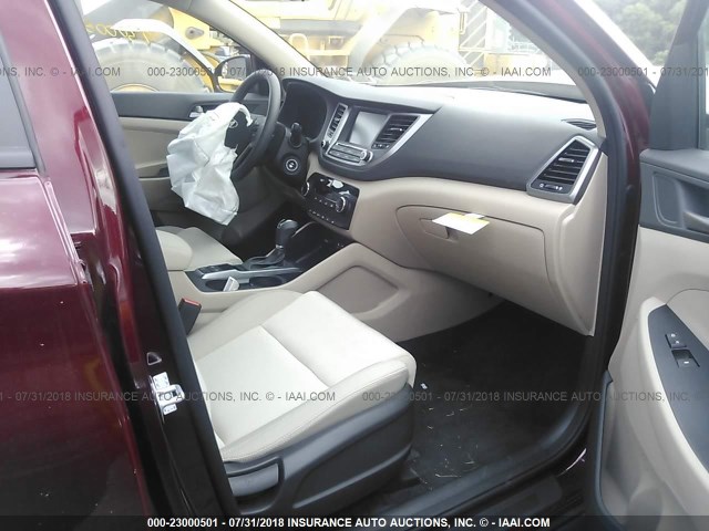 KM8J3CA48JU646908 - 2018 HYUNDAI TUCSON RED photo 5