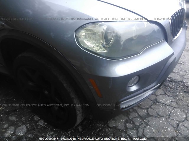 4USFE83547LY64943 - 2007 BMW X5 4.8I GRAY photo 6