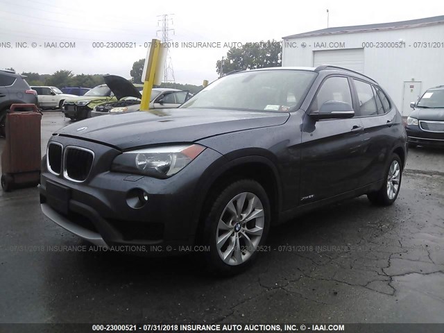 WBAVL1C59EVY12897 - 2014 BMW X1 XDRIVE28I GRAY photo 2