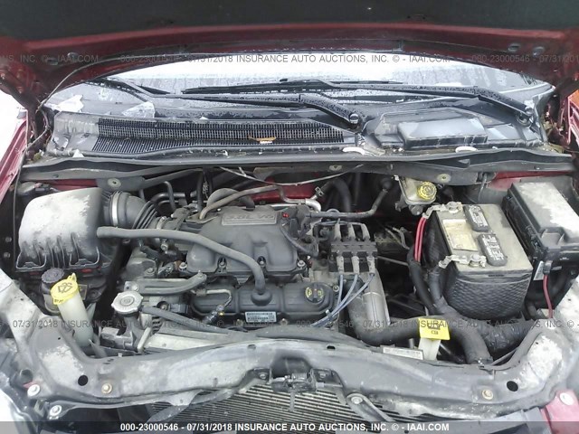 2A4RR5D15AR149647 - 2010 CHRYSLER TOWN & COUNTRY TOURING BURGUNDY photo 10